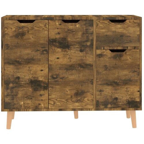 VidaXL Komoda boja dimljenog hrasta 90 x 30 x 72 cm od iverice Slike