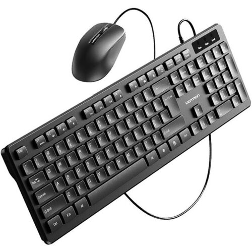 Vention Žični set tastatura i mi&scaron; crni Cijene