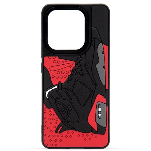  Futrola 3D Protect za Xiaomi Redmi Note 14 4G DZ2/6, Crno-crvena Cene