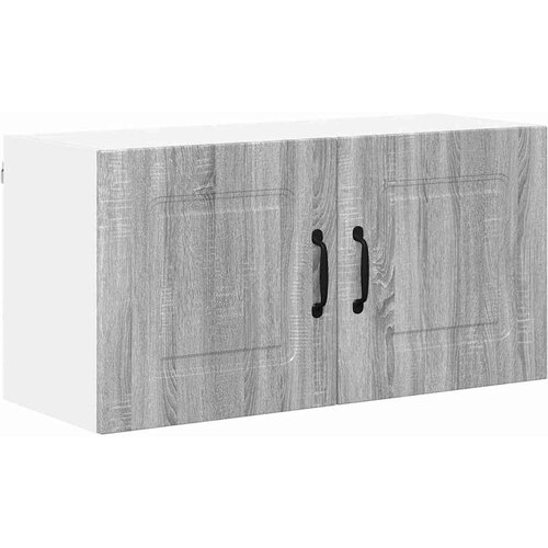 VidaXL zidni kuhinjski ormarić s policom siva sonoma 80 x 31 x 40 cm Slike