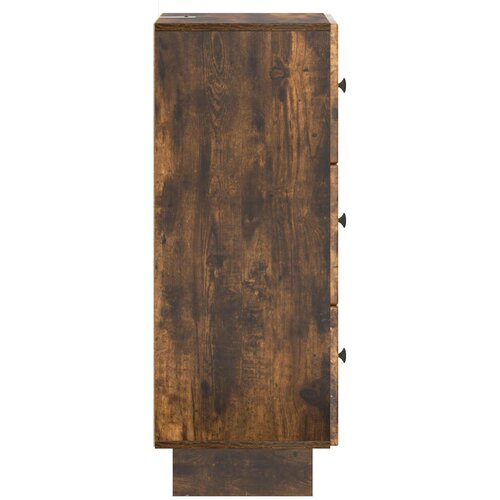  Ormar s ladicama Dimljeni hrast 33 x 34,5 x 90 cm Slike