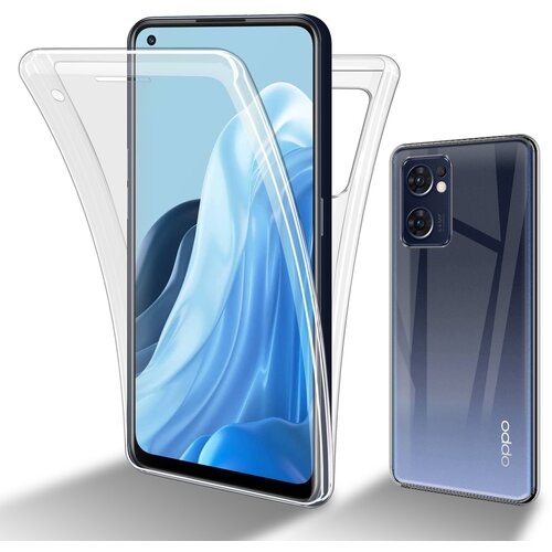 Cadorabo združljiv z OPPO v prozorni 360&deg; za&scaron;čitni pokrov celotnega telesa - za&scaron;čita spredaj in hrbta, vsestranska za&scaron;čita z za&scaron;čitnim zaslonom, (20592720) Cene