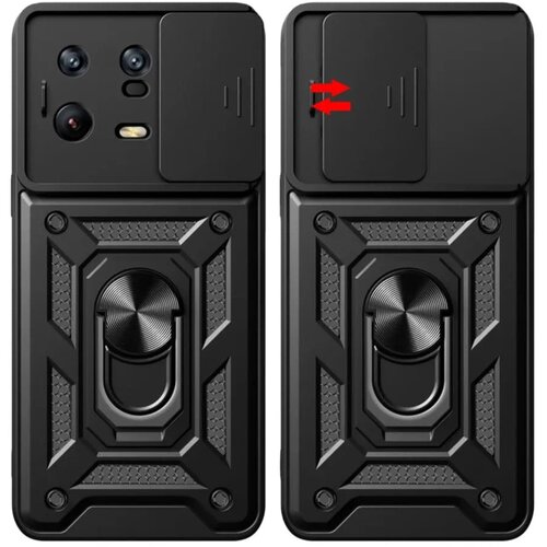 Techsuit serija CamShield za&amp;scaron;titna maskica za Xiaomi 13 Pro &amp;ndash; crna Slike