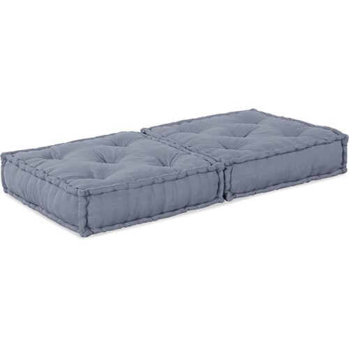 vidaXL Modularni pouf sivo 70x70x36 tkanina, (22045896) Cene
