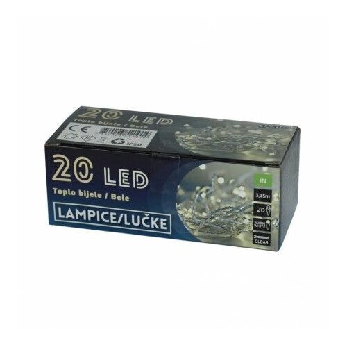 Eurom Denis DENIS Led lampice 20 bele B/O Cene
