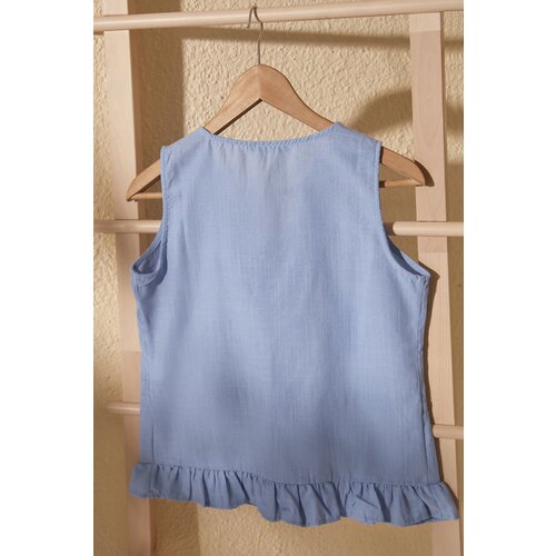 Trendyol Blue Binding Detaljna bluza Cene
