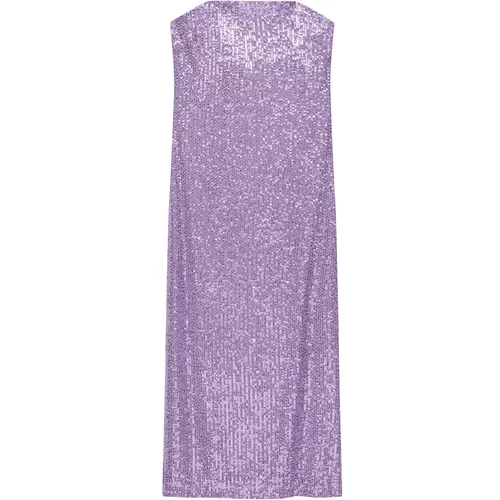 Pull&Bear Večernja haljina svijetloljubičasta