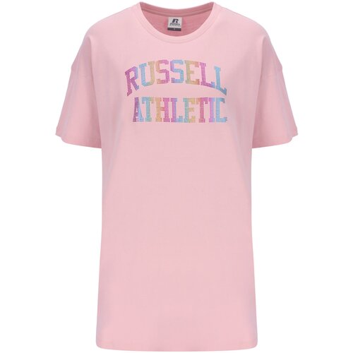 Russell Athletic CHEY S/S CREWNECK TEE DRESS, ženska majica, pink A41051 Cene