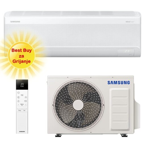 Samsung KLIMA UREĐAJ 3,5kW - AR12CXCAAWKNELITE, za prostor do 35m2, A+++ energetska klasa Cijene