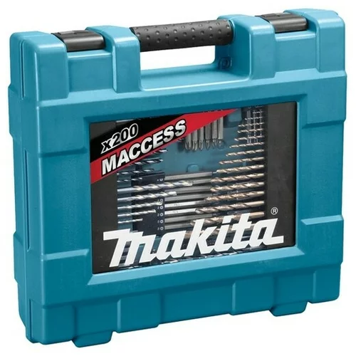 Makita 200-delni set za vrtanje in vijačenje Maccess D-37194