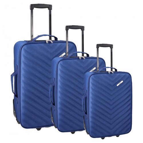  Doha, kofer, set 3 komada, pe, teget 110222 Cene