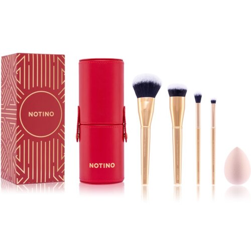 Notino Gift Set Make-up Brushes and Sponge Gift Set set čopičev z etuijem Slike