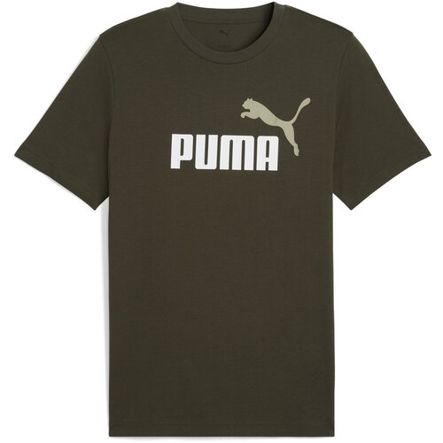 Puma Muška majica ESS 2 COLOR No. 1 Logo Tee, 684708-70, Maslinasta Cene