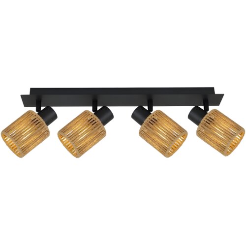 Toolight Viseća Lampa APP1825-4W NATURE BLACK Slike