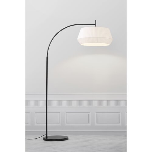 Nordlux Stojeća lampa DICTE 1xE27/60W/230V crna/bela Slike