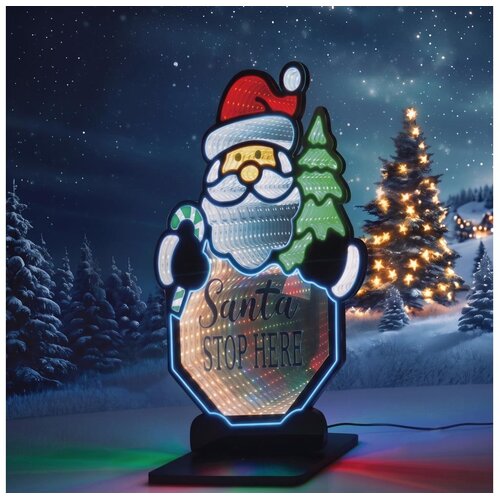  LED Božićna dekoracija 216xLED/230V 40,5 cm santa Slike