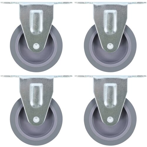 VidaXL Fiksna kolesa 4 kosi 75 mm Slike