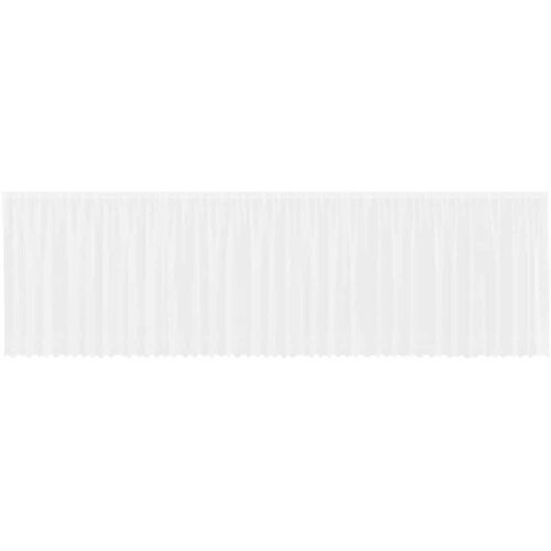 vidaXL Čipkasta Zavesa z zavesami Bela 180 x 900 cm Poliester, (5000149228) Cene