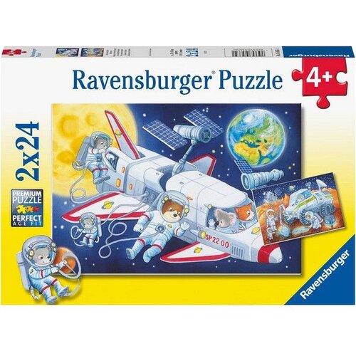 Ravensburger puzzle - Putovanje kroz svemir - 2x24 dela Slike