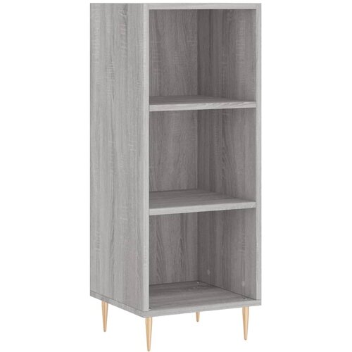  Visoka komoda siva sonome 34,5x34x180 cm od konstruiranog drva Slike
