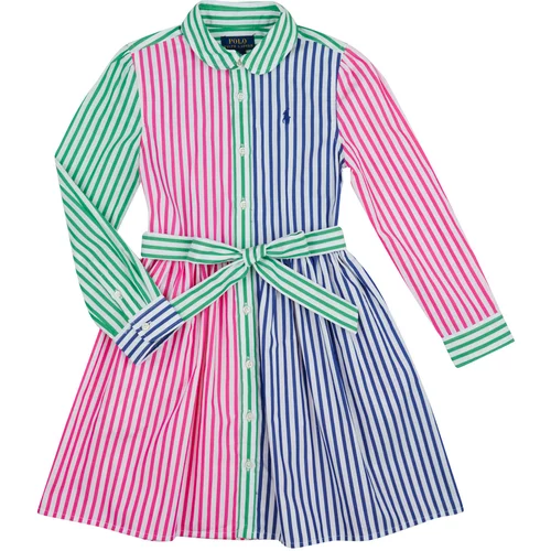 Polo Ralph Lauren Kratke obleke JNMLTFNSDRSS-DRESSES-DAY DRESS Večbarvna
