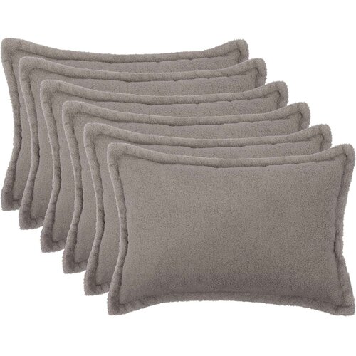  Presvlaka za jastuk 6 pcs HOUTEN Svjetlosiva 40 x 60 cm Bouclé Cene