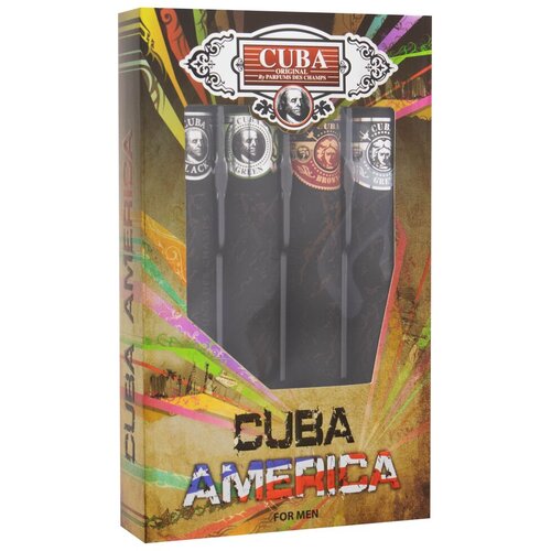 Cuba America toaletna voda 4x35 ml za mu&amp;scaron;karce Slike