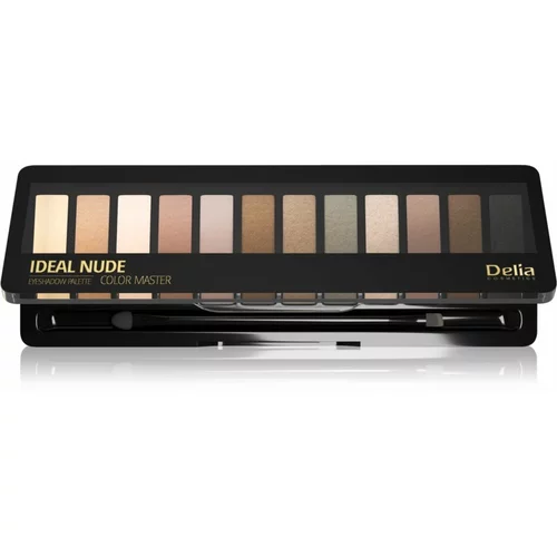 Delia Cosmetics Ideal Nude Color Master paleta senčil za oči odtenek 02 18 g