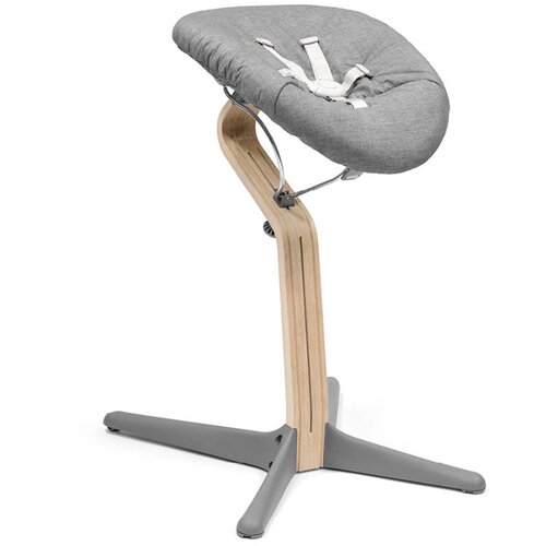 Stokke stol za hranjenje nomi beech grey Slike