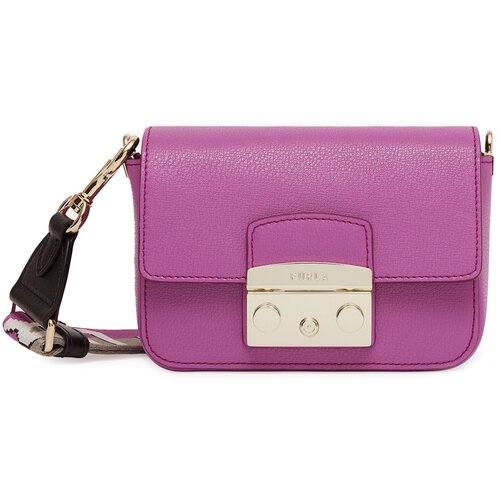 Furla Handbag - METROPOLIS MINI C.BODY WEBBING STRAP purple Slike