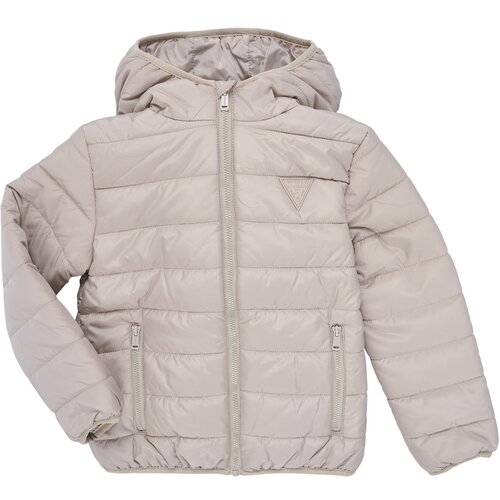 Guess HOODED LS PADDED PUFFER W ZIP Bež Cijene