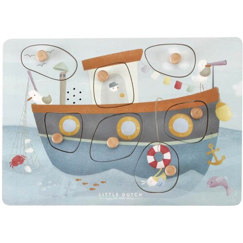 Little dutch drvene glazbene puzzle sailors bay Slike