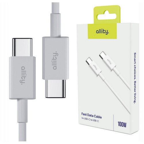 ALLITY kabel AUC-03 USB-C -USB-C 2,0 m 100W BIJELI Cijene