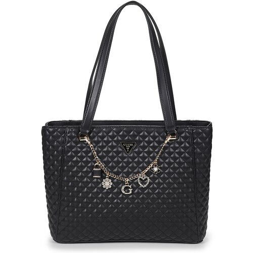 Guess Nakupovalne torbe EVERLEE NOEL TOTE Črna Slike