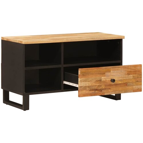  ormar s ladicama Smeđa 80 x 33 x 46 cm Čvrsto drvo manga Slike