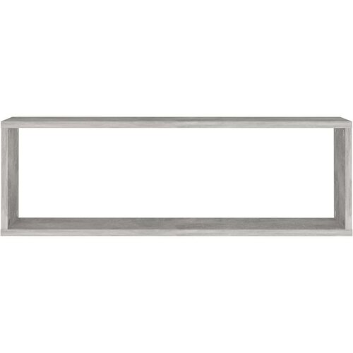 vidaXL Stenske police kockaste 4 kosi betonsko sive 80x15x26,5 cm, (20620400) Cene