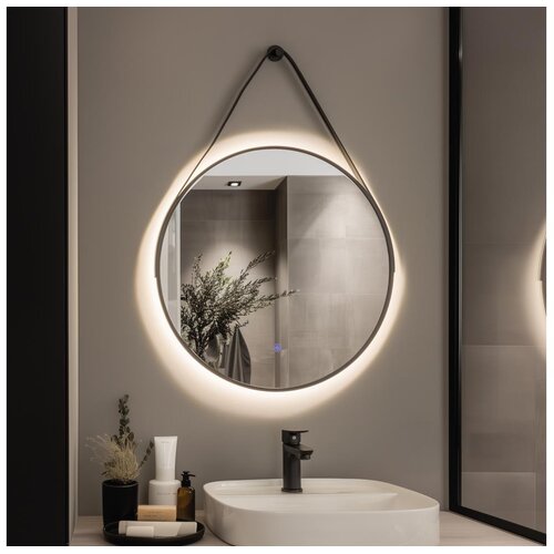  Brilagi-LED Kupatilsko ogledalo VERESE LED/19W/230V 60 cm crna IP44 CRI 90 prigu&scaron;iva + CCT Cene