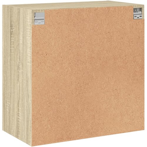  Zidni ormarić sa staklenim vratima boja hrasta 68x37x68,5 cm Slike