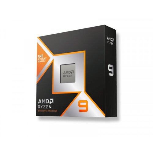 AMD RYZEN 9 9900X3D 12 cores do 5.5GHz Box (100-100001368WOF) procesor Slike