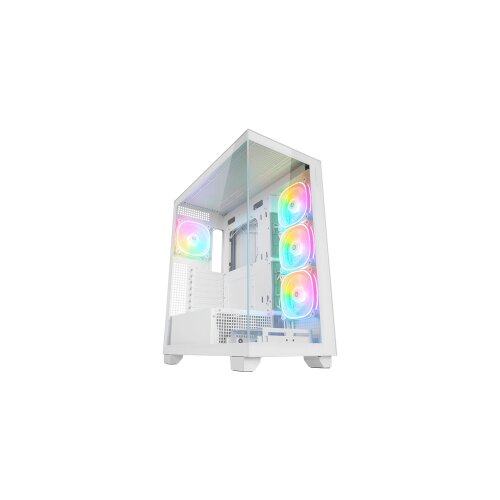  Kuci&scaron;te gaming RAMPAGE HYDRA V1 WHITE Type-C+USB3.0+USB2.0 4*ARGB Fan+Hub E-ATX Exclusive Gaming Cijene