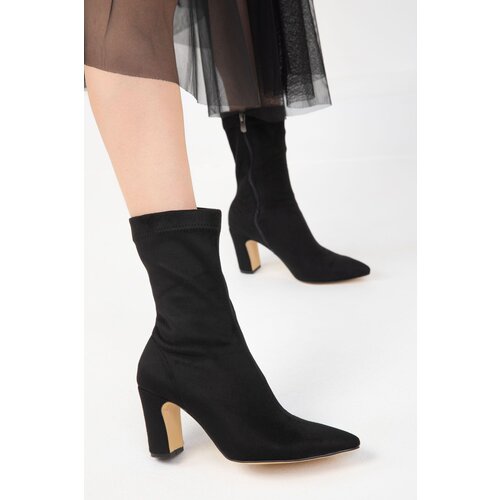 Soho Black Suede Women's Boots & Bootie 19929 Slike