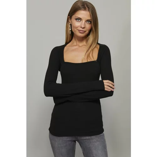 Cool & Sexy Blouse - Black - Fitted