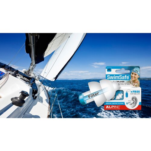  Čepki Za U&amp;scaron;esa - Za Plavanje - Swimsafe Earplugs Alpine - Par Slike