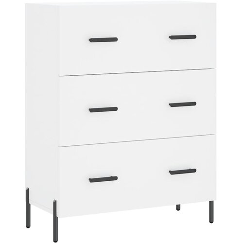 Maison Chic Komoda - Predalnik bela 69,5x34x90 cm inženirski les, (21716405) Slike