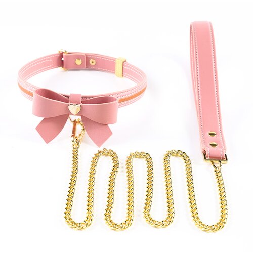 Sevanda Love Heart Butterfly Leather Collar Pink Cijene