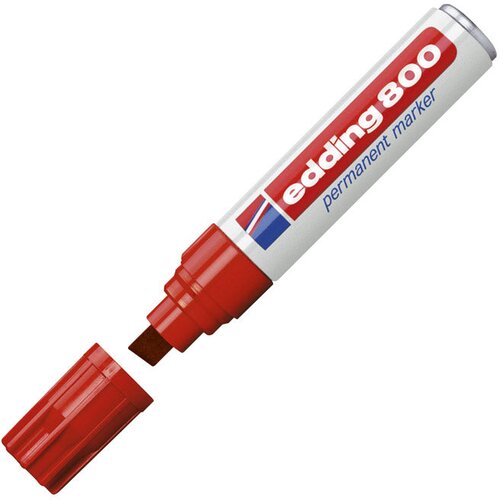 Marker permanentni 4-12mm edding 800 crveni Cijene