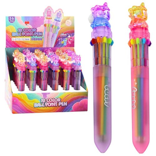  Ballpoint Pen Multicolor Automatic For Children 10 in 1 Mix Cene