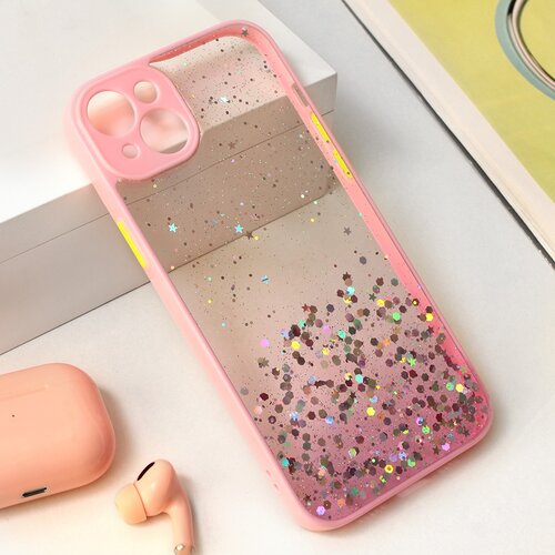  torbica frame glitter za iphone 15 plus 6.7 roze Cene