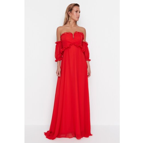 Trendyol Detailed Evening Dress Slike
