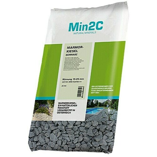 Min2C ukrasni kamenčići (crne boje, granulacija: 15 mm - 25 mm, 25 kg) Cijene